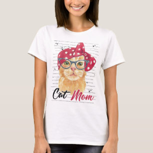 T-shirt « Fière Mère de Chat » Cadeau parfait po