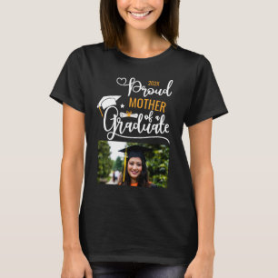 T-shirt Fière mère d'un parent diplômé personnalisé