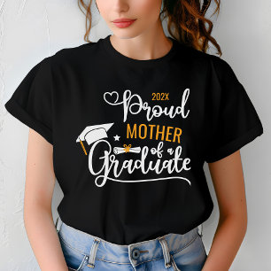 T-shirt Fière mère d'un parent diplômé sur mesure