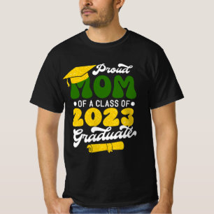 T-shirt Fière MOM d'une classe de 2023 Graduate Gold Parti