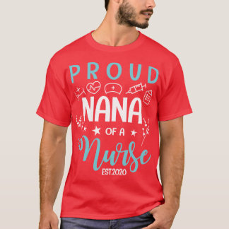 T-shirt Fière Nana D'Une Infirmière Est 2020 Joyeuse Fête