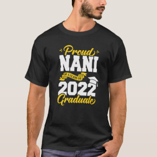 T-shirt Fière Nani D'Une Classe De 2022 Graduate School Gr