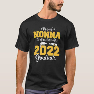 T-shirt Fière Nonna D'Une Classe De 2022 Diplômé Funny Gra