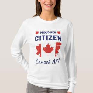 T-shirt Fière nouvelle citoyenne canadienne, cérémonie