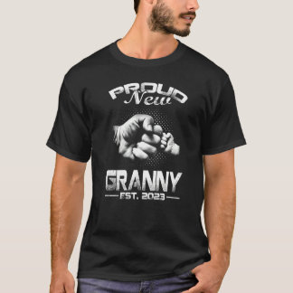 T-shirt Fière nouvelle Fête des pères Granny Est 2023