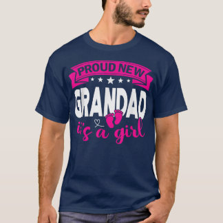 T-shirt Fière nouvelle grand-mère C'est une fille Révéler 