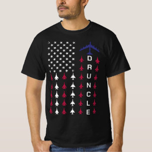 T-shirt Fière Oncle de la Force aérienne Cool Drunkle Gunc