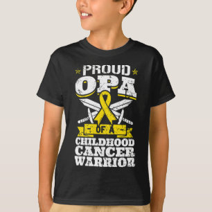 T-shirt Fière Opa D'Une Sensibilisation Des Guerriers Du C