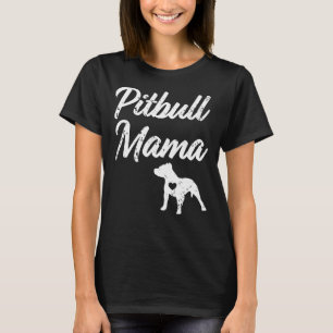 T-shirt Fière Pitbull Mama femmes Chien taureau