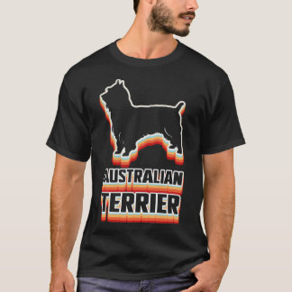 T-shirt Fière propriétaire du Terrier australien Retro Shi