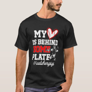 T-shirt Fière receveuse de baseball Gigi de Un receveur de