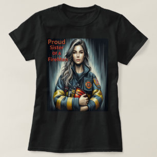 T-shirt Fière Soeur D'Une Robotique De Lutte Contre Les Fe