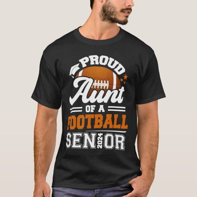 T-shirt Fière Tante D'Un Diplômé Supérieur De Football 202 (Devant)