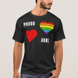 T-shirt Fière tante LGBT Pride Mois Tee LGBTQ Supporter Gi