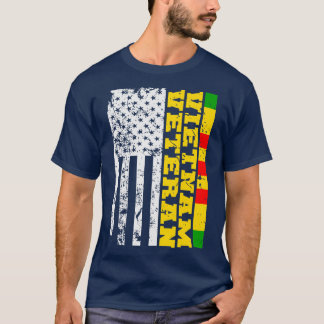 T-shirt Fière vétéran américain patriotique vétéran du Vie