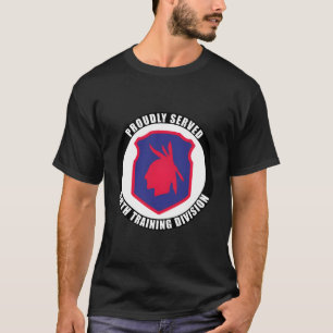T-shirt Fièrement Servi 98E Division D'Entraînement Ancien