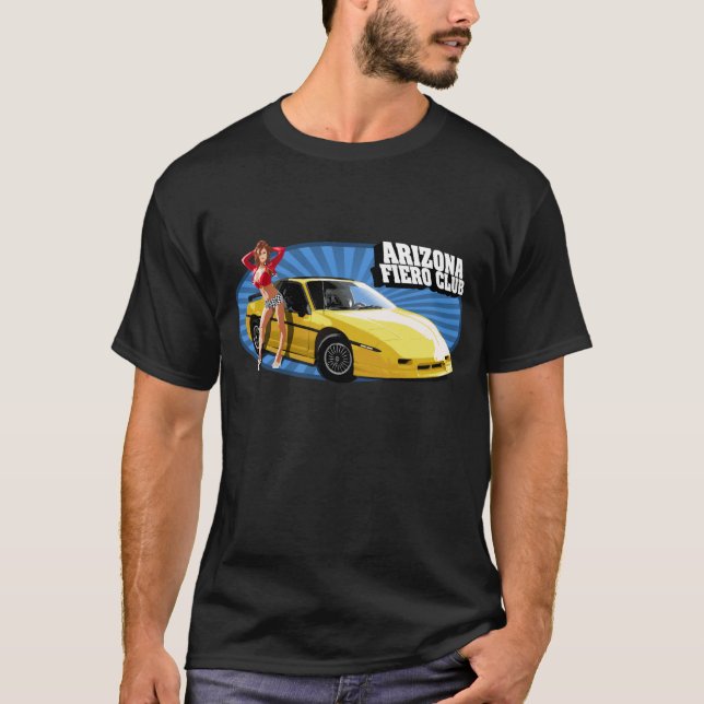 T-shirt Fiero jaune lumineux (Devant)
