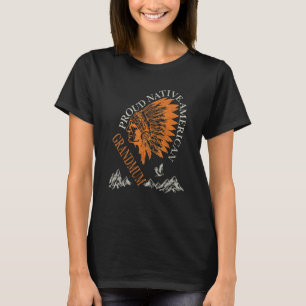 T-shirt Fiers Amérindiens Et Famille De Grand-Mère