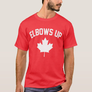 T-shirt Fiers d'être Canadiens - Elbows Up Canada