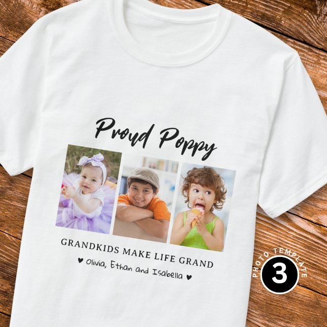 T-shirt Fiers petits pavot faire la vie Grand 3 Photo (Créateur téléchargé)