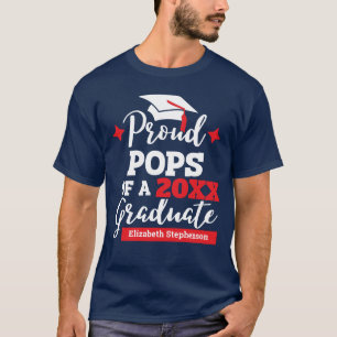 T-shirt Fiers pops de la famille de diplômés de jumelage