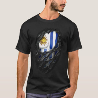 T-shirt Fiers racines uruguayennes déchiré le patrimoine u