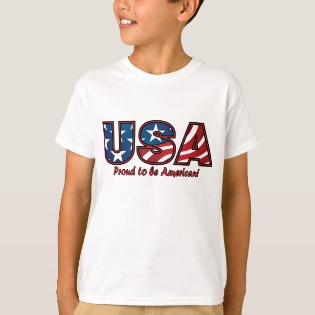 T-shirt Fierté américaine (Devant)