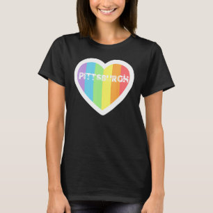 T-shirt Fierté arc-en-ciel gay LGBTQIA+ de Pittsburgh homm