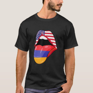 T-shirt Fierté arménienne des États-Unis Drapeau Fierté Ar