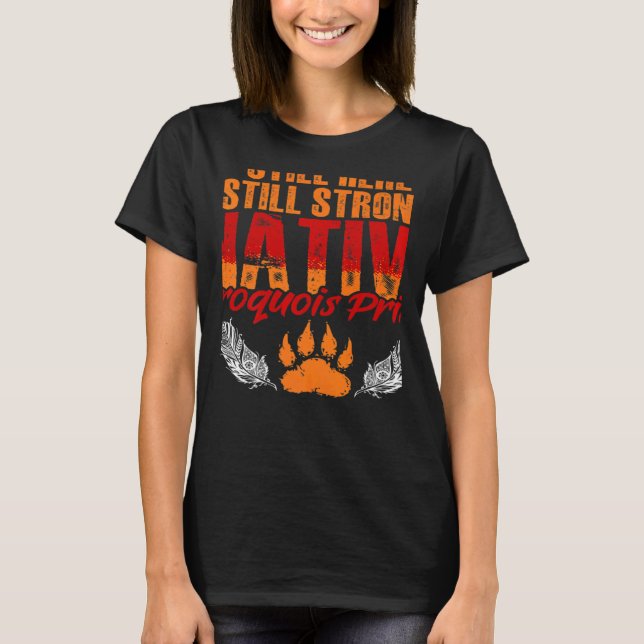 T-shirt Fierté autochtone des Iroquois Fierté autochtone A (Devant)