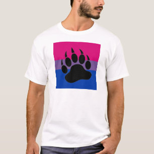 T-shirt Fierté bisexuelle d'ours