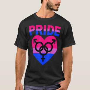 T-shirt Fierté bisexuelle Lgbtqia Amour Soutien Bi Hommes 