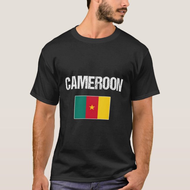 T-shirt Fierté camerounaise Dons Patrimoine Cameroun Drape (Devant)