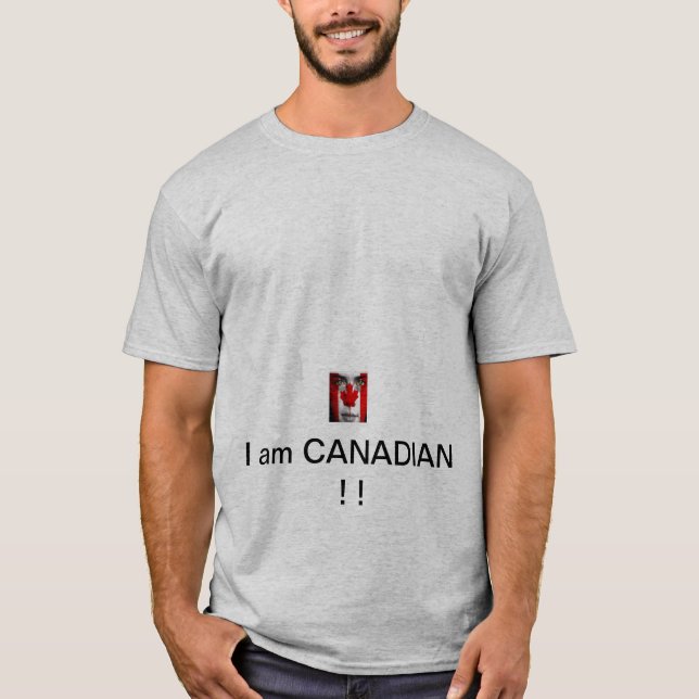 T-SHIRT FIERTÉ CANADIENNE (Devant)