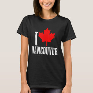 T-shirt Fierté canadienne de la feuille d'érable de Vancou