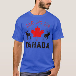 T-shirt Fierté Canadienne Fabriquée Au Canada Feuille D'Ér