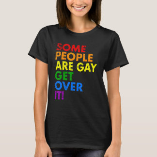 T-shirt Fierté Certaines Personnes Sont Gay Lgbt Rainbow S