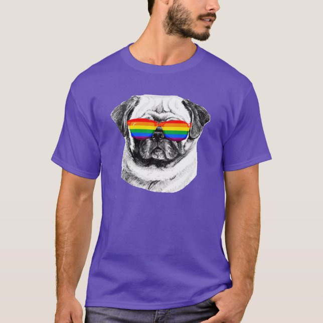 T-shirt Fierté de carlin (Devant)