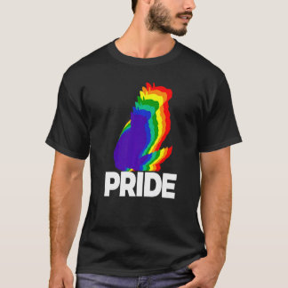 T-shirt Fierté de chat Couleur arc-en-ciel de chat Chat Ch