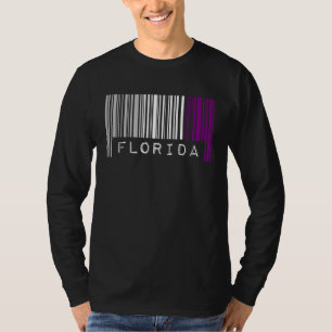 T-shirt Fierté de la Floride de code-barres asexué Cute Ac