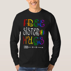 T-shirt Fierté de la Soeur Hugs Lgbt Fleur de tournesol as