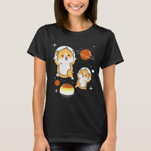 T-shirt Fierté de l'astronaute de hamster