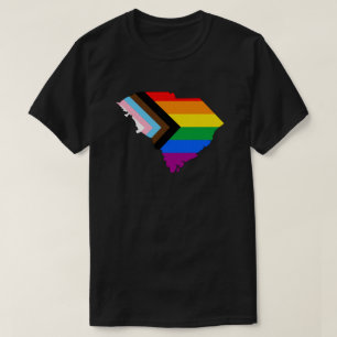 T-shirt Fierté de l'État de Caroline du Sud LGBTQ Progress