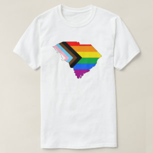 T-shirt Fierté de l'État de Caroline du Sud LGBTQ Progress