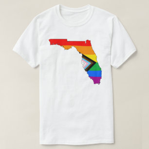 T-shirt Fierté de l'État de Floride LGBTQ Progress Pride