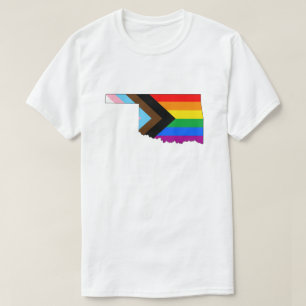 T-shirt Fierté de l'État de l'Oklahoma LGBTQ Progress Prid