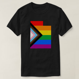T-shirt Fierté de l'État de l'Utah LGBTQ Progress Pride