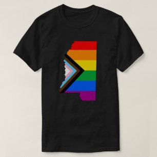 T-shirt Fierté de l'État du Mississippi LGBTQ Progress Pri