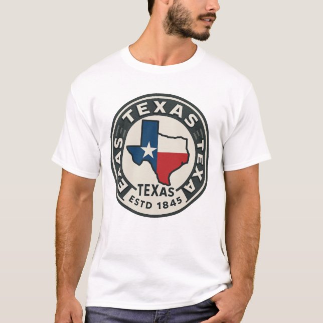 T-shirt fierté de l'État du Texas (Devant)