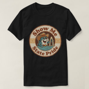 T-shirt Fierté de l'État Montre-moi_ Poisson-chat et art d